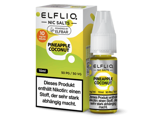 ELFLIQ - Pineapple Coconut - Nikotinsalz Liquid 10 mg/ml