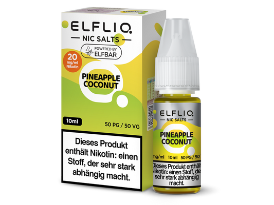ELFLIQ - Pineapple Coconut - Nikotinsalz Liquid 20 mg/ml
