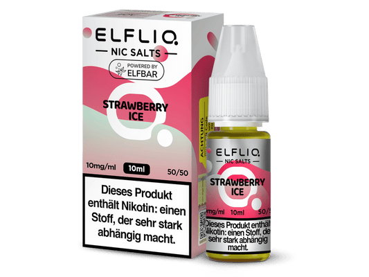 ELFLIQ - Strawberry Ice - Nikotinsalz Liquid 10 mg/ml