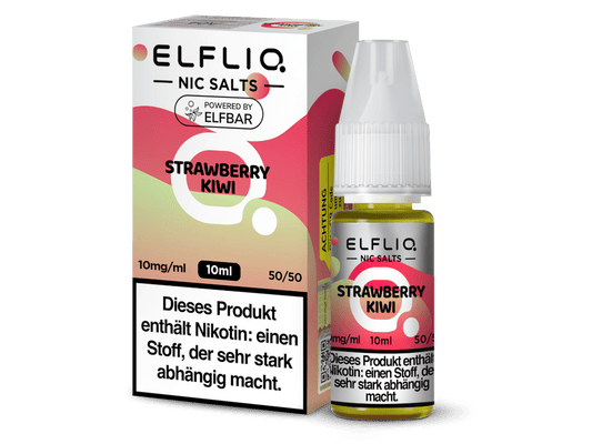 ELFLIQ - Strawberry Kiwi - Nikotinsalz Liquid 10 mg/ml