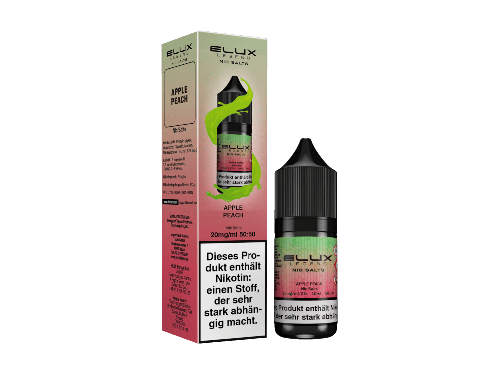 Elux - Apple Peach - Nikotinsalz Liquid 10 mg/ml 10er Packung