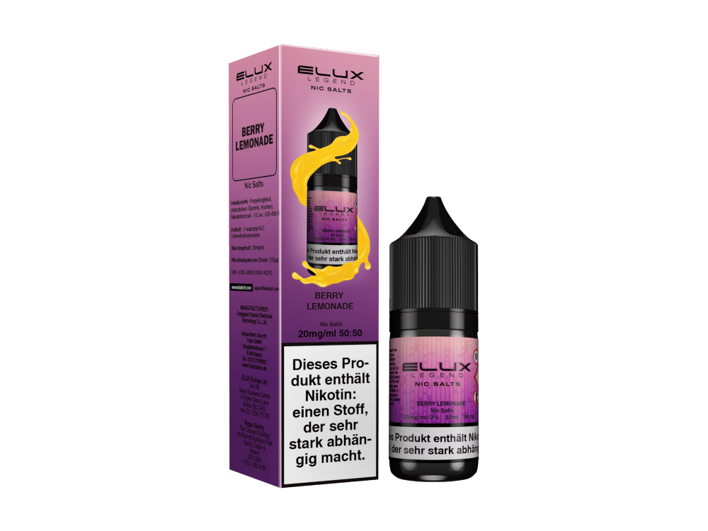Elux - Berry Lemonade- Nikotinsalz Liquid 20 mg/ml 10er Packung