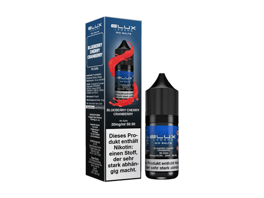 Elux - Blueberry Cherry Cranberry - Nikotinsalz Liquid 20 mg/ml 10er Packung
