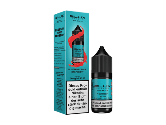 Elux - Blueberry Sour Raspberry - Nikotinsalz Liquid 10 mg/ml 10er Packung