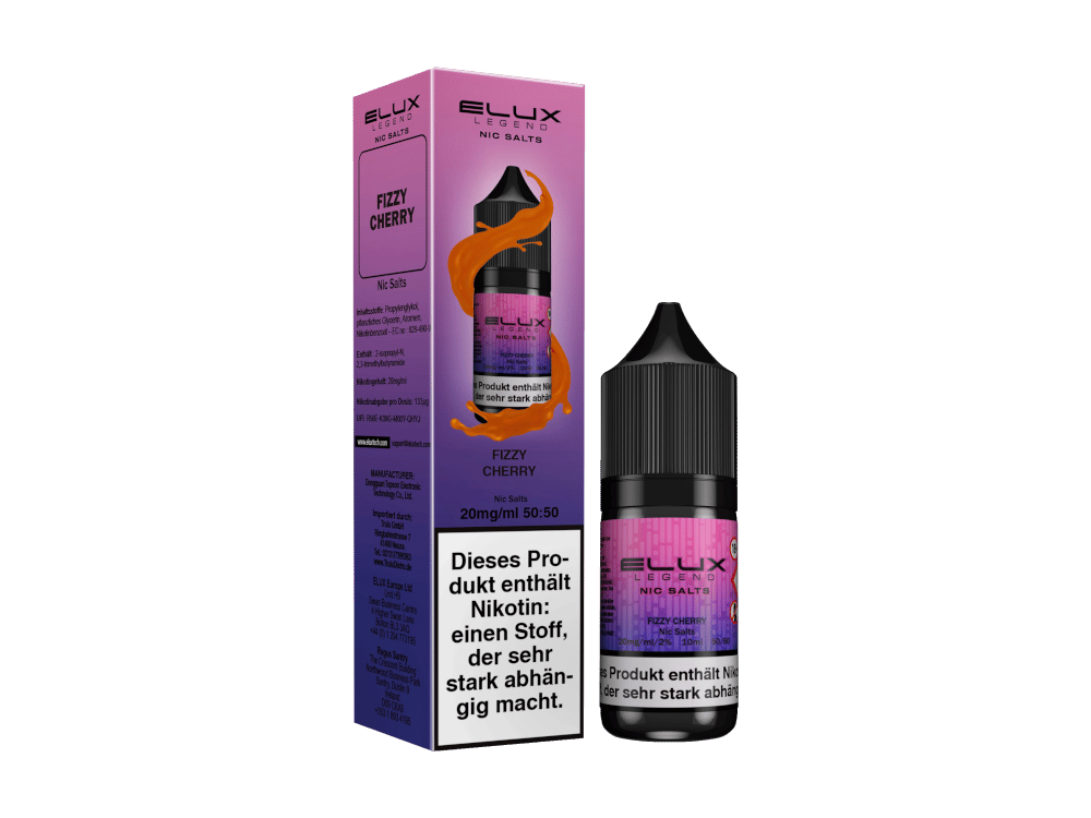 Elux - Fizzy Cherry - Nikotinsalz Liquid 10 mg/ml 10er Packung