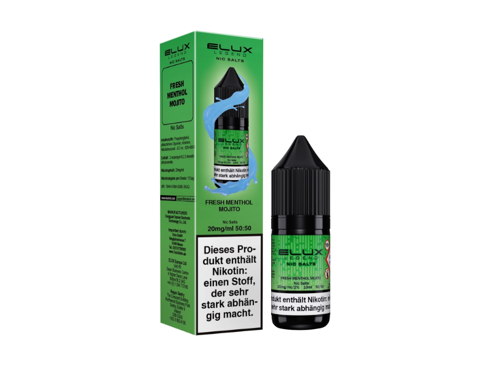 Elux - Fresh Menthol Mojito - Nikotinsalz Liquid 10 mg/ml