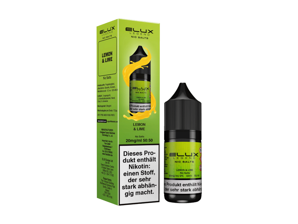 Elux - Lemon & Lime - Nikotinsalz Liquid 20 mg/ml