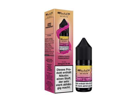 Elux - Lemon Peach Passion - Nikotinsalz Liquid 20 mg/ml 10er Packung
