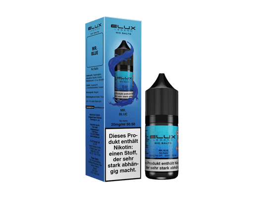 Elux - Mr. Blue - Nikotinsalz Liquid 10 mg/ml 10er Packung