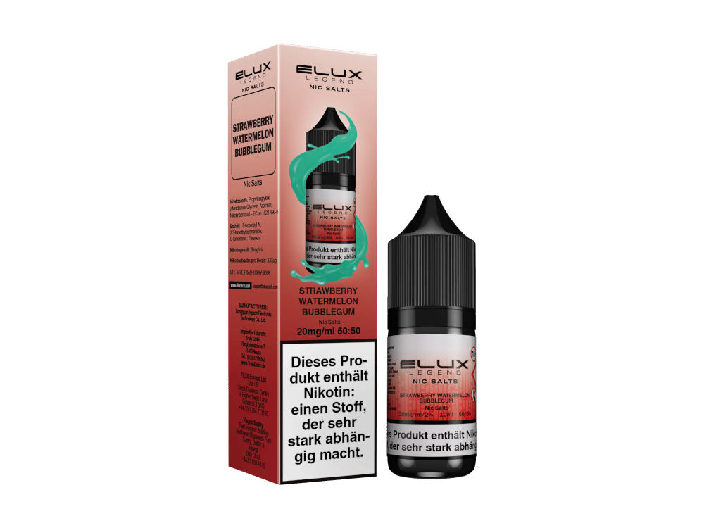Elux - Strawberry Watermelon Bubblegum - Nikotinsalz Liquid 20 mg/ml