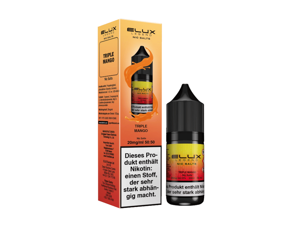 Elux - Triple Mango - Nikotinsalz Liquid 20 mg/ml 10er Packung