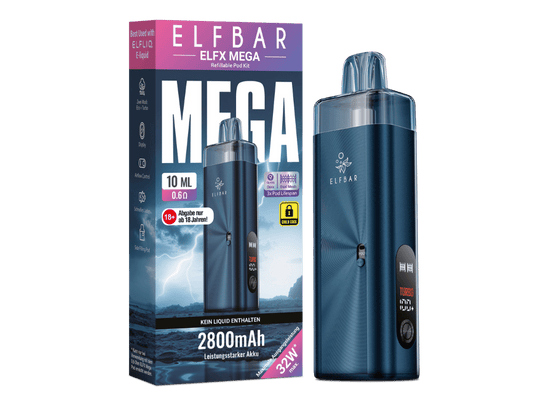 Elfbar - Elfx Mega E-Zigaretten Set Navy