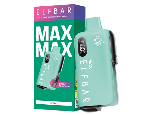 Elfbar - Max E-Zigaretten Set Green 100er Packung