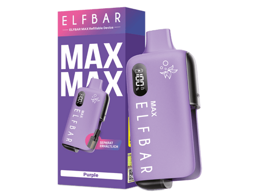 Elfbar - Max E-Zigaretten Set Purple 100er Packung