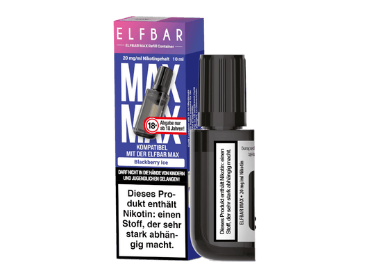 Elfbar - Max Refill Container - Blackberry Ice 20 mg/ml 200er Packung