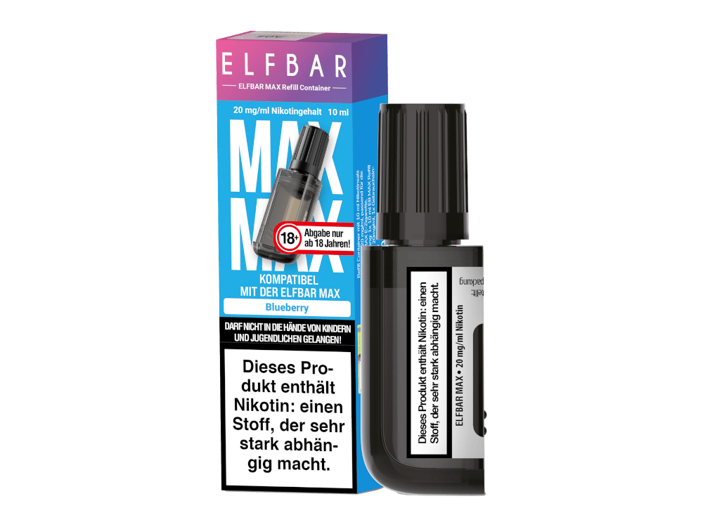 Elfbar - Max Refill Container - Blueberry 20 mg/ml