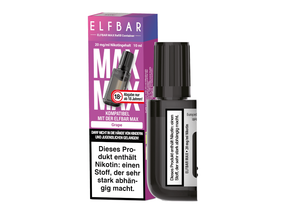 Elfbar - Max Refill Container - Grape 20 mg/ml