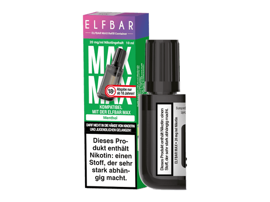 Elfbar - Max Refill Container - Menthol 20 mg/ml 200er Packung