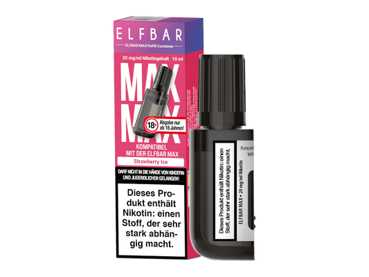 Elfbar - Max Refill Container - Strawberry Ice 20 mg/ml