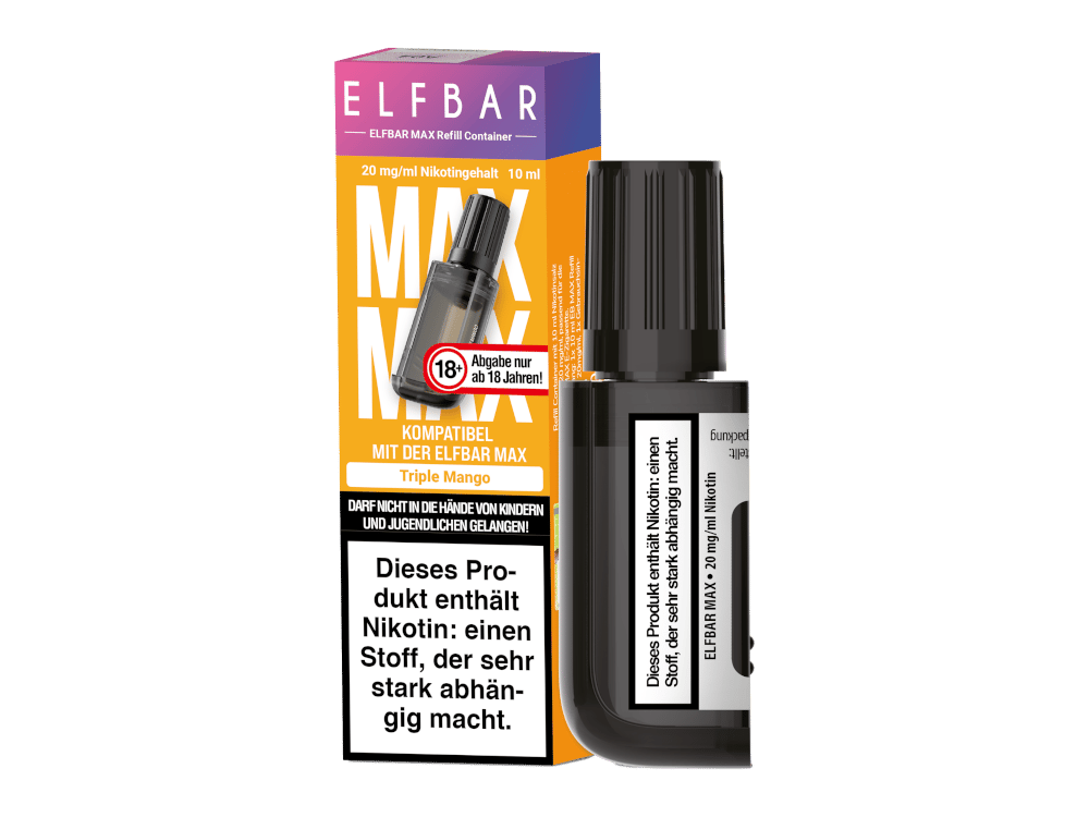 Elfbar - Max Refill Container - Triple Mango 20 mg/ml 10er Packung