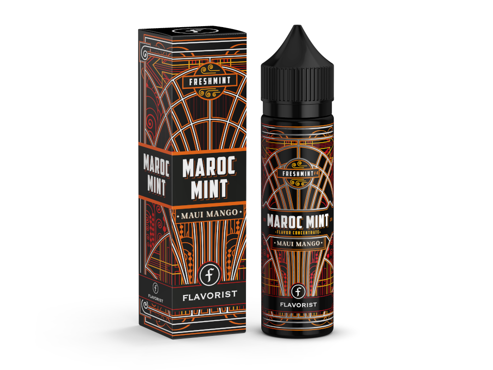 Flavorist - Aroma Maroc Mint - Maui Mango 10 ml 48er Packung