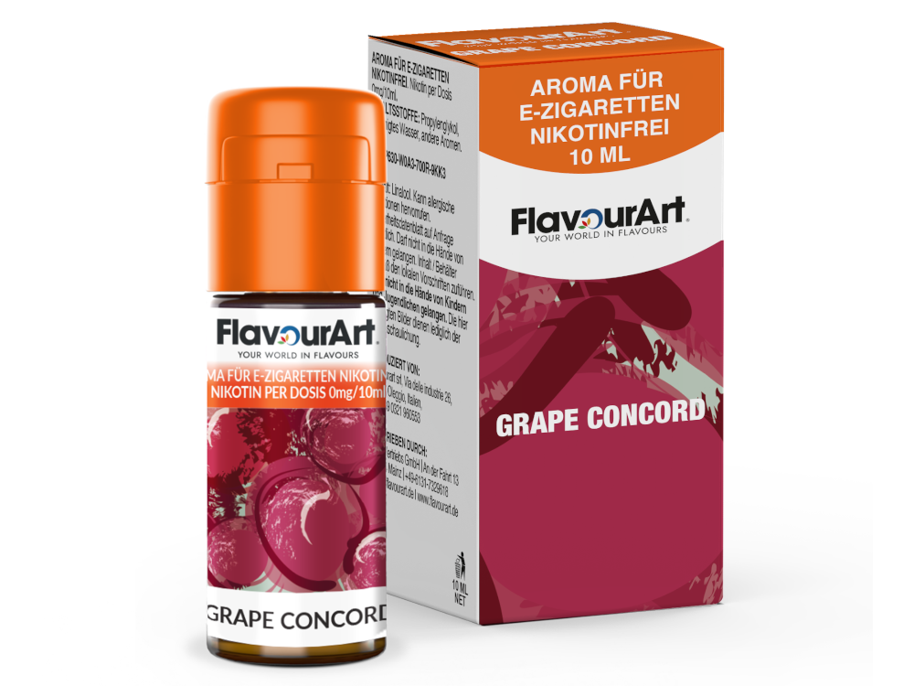 FlavourArt - Aroma Grape Concord 10 ml 15er Packung
