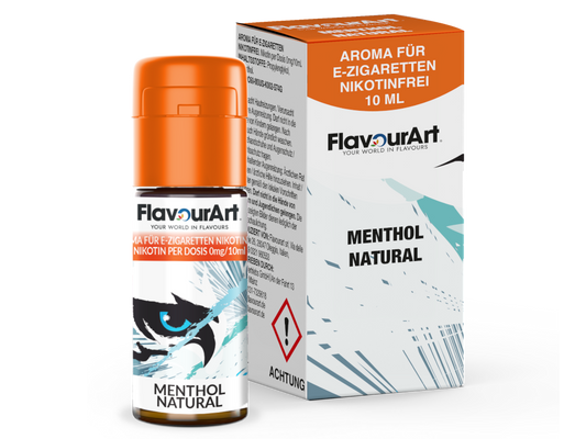 FlavourArt - Aroma Menthol Natural 10 ml 15er Packung