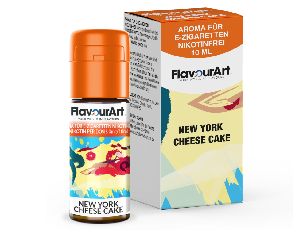 FlavourArt - Aroma New York Cheese Cake 10 ml 15er Packung