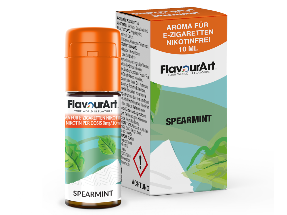 FlavourArt - Aroma Spearmint 10 ml 15er Packung