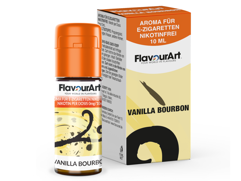 FlavourArt - Aroma Vanilla Bourbon 10 ml 15er Packung