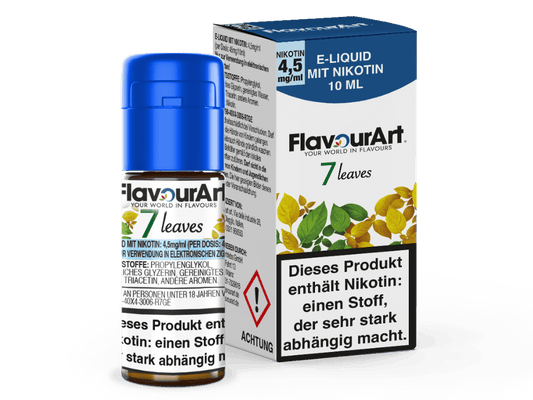 FlavourArt - 7 Leaves E-Zigaretten Liquid 4,5 mg/ml 15er Packung