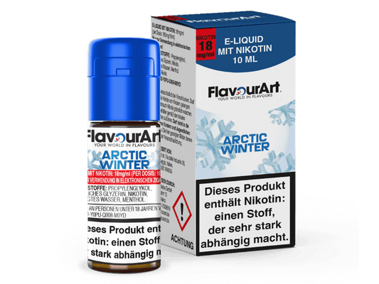 FlavourArt - Arctic Winter E-Zigaretten Liquid 18 mg/ml