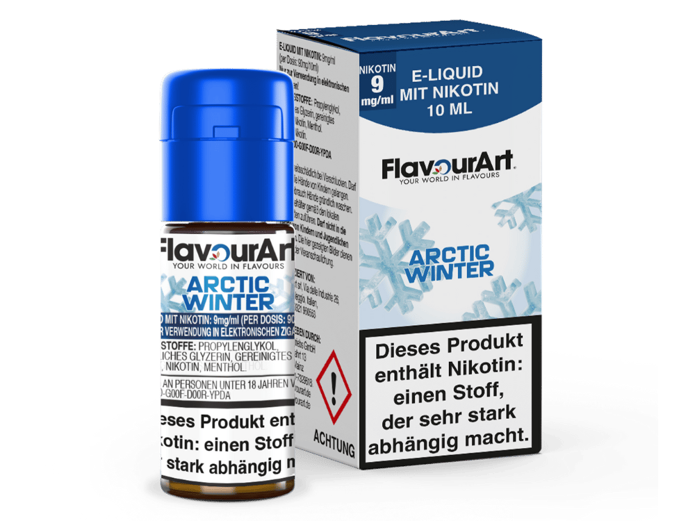 FlavourArt - Arctic Winter E-Zigaretten Liquid 9 mg/ml