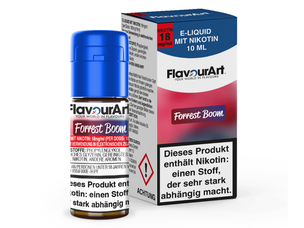 FlavourArt - Forrest Boom E-Zigaretten Liquid 18 mg/ml 15er Packung