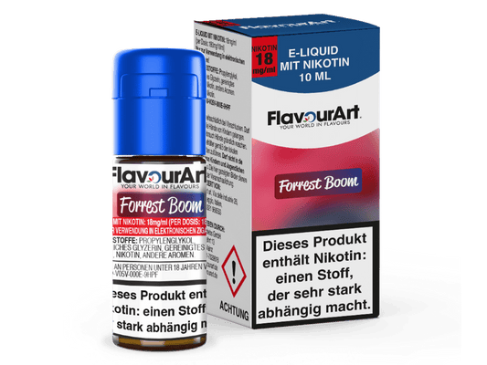 FlavourArt - Forrest Boom E-Zigaretten Liquid 18 mg/ml 15er Packung