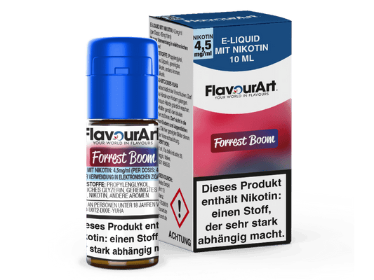FlavourArt - Forrest Boom E-Zigaretten Liquid 4,5 mg/ml 15er Packung