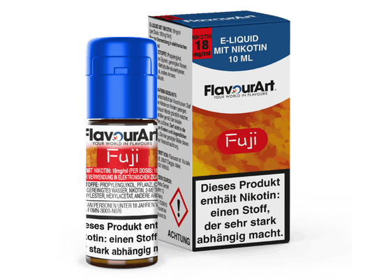 FlavourArt - Fuji E-Zigaretten Liquid 18 mg/ml 15er Packung