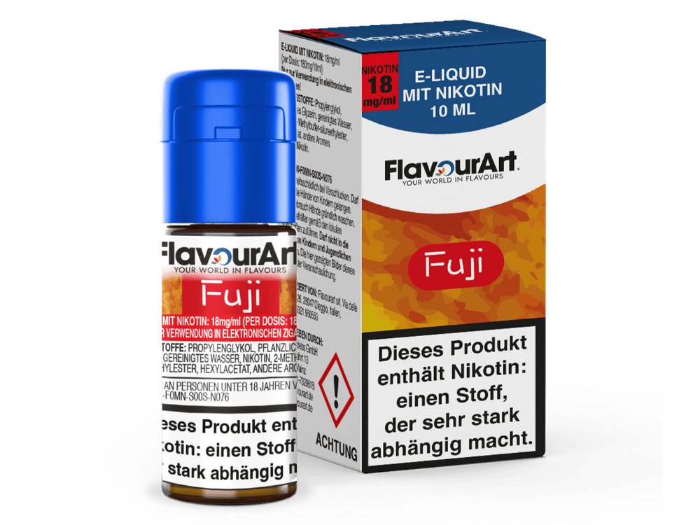 FlavourArt - Fuji E-Zigaretten Liquid 18 mg/ml