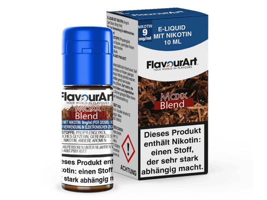 FlavourArt - Maxx-Blend E-Zigaretten Liquid 9 mg/ml