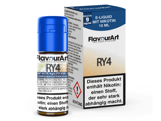 FlavourArt - RY4 E-Zigaretten Liquid 9 mg/ml