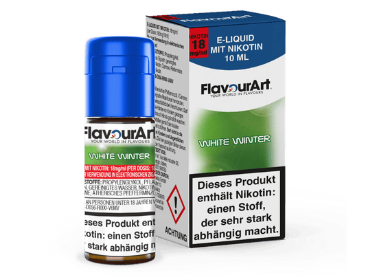 FlavourArt - White Winter E-Zigaretten Liquid 18 mg/ml 15er Packung