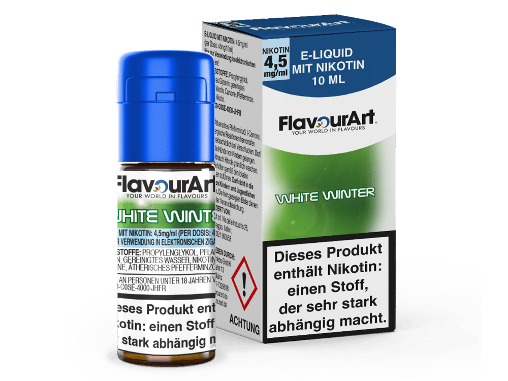 FlavourArt - White Winter E-Zigaretten Liquid 4,5 mg/ml 15er Packung