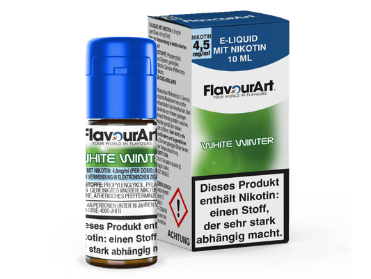 FlavourArt - White Winter E-Zigaretten Liquid 4,5 mg/ml 15er Packung