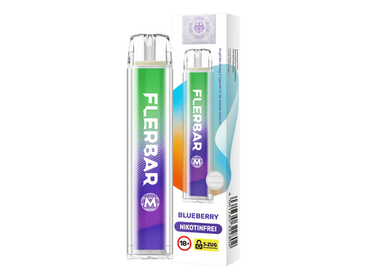 Flerbar - M Einweg E-Zigarette - Blueberry 0 mg/ml