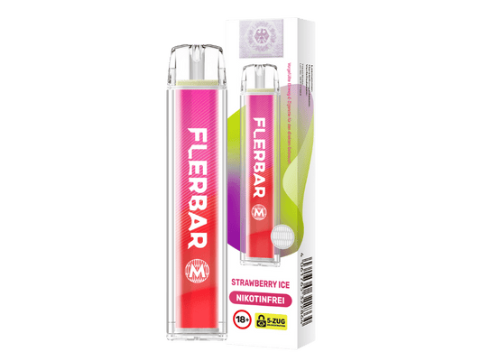 Flerbar - M Einweg E-Zigarette - Strawberry Ice 0 mg/ml