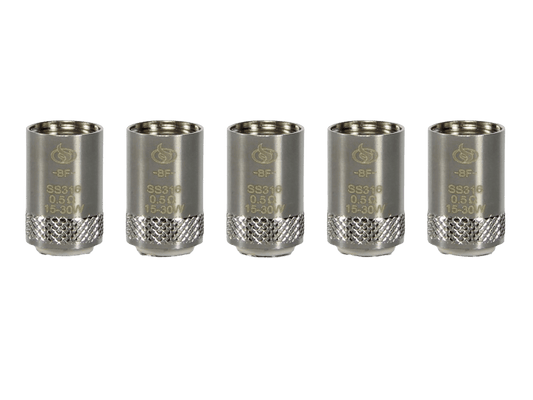 InnoCigs - BF SS316 Heads 0,5 Ohm (5 Stück pro Packung) 20er Packung