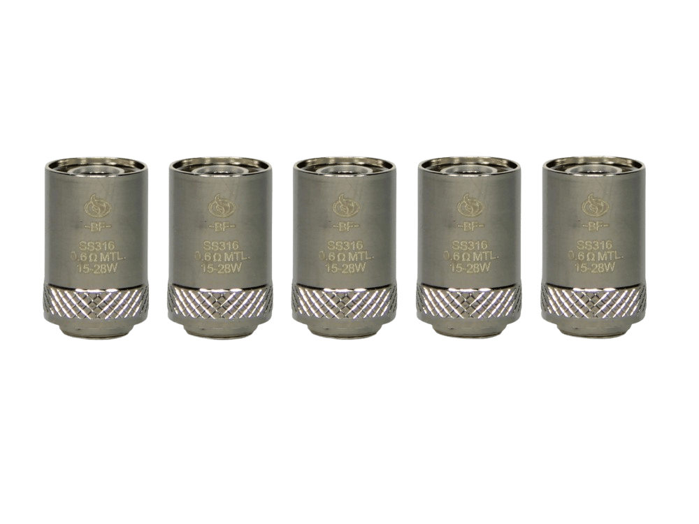 InnoCigs - BF SS316 Heads 0,6 Ohm (5 Stück pro Packung)