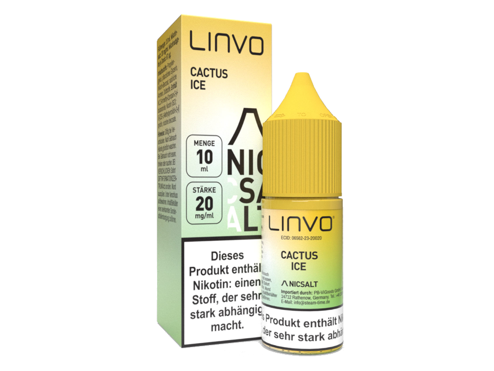 Linvo - Cactus Ice - Nikotinsalz Liquid 20 mg/ml 10er Packung