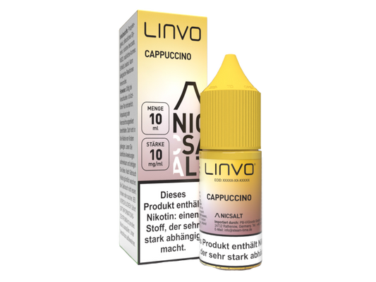 Linvo - Cappuccino - Nikotinsalz Liquid 10 mg/ml 10er Packung
