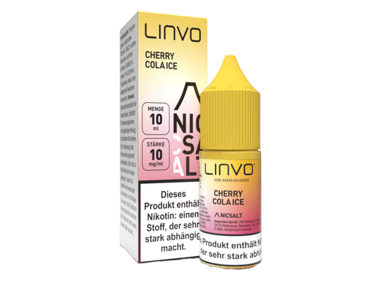Linvo - Cherry Cola Ice - Nikotinsalz Liquid 10 mg/ml 10er Packung